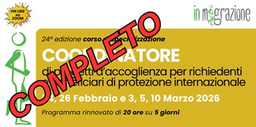 Coordinatore progetti accoglienza (SAI e CAS) - 2026